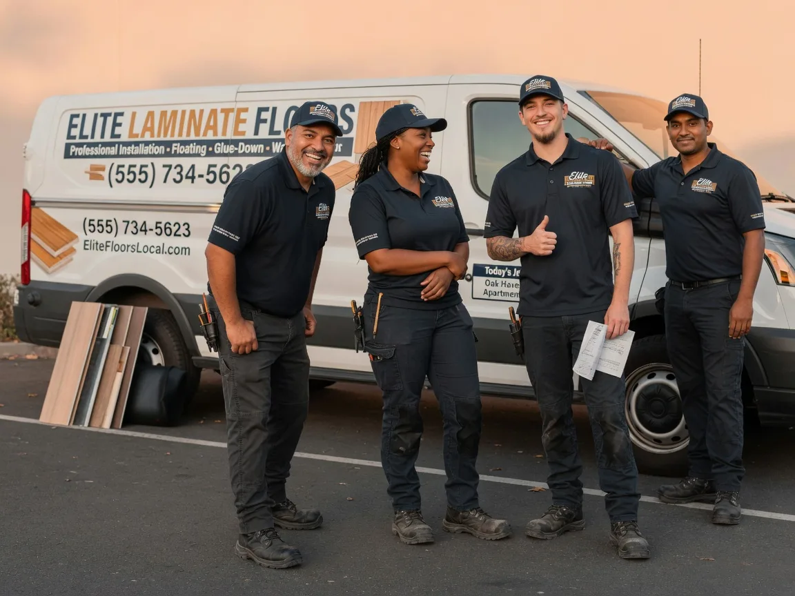 Laminate flooring installation company in Lafferty, OH